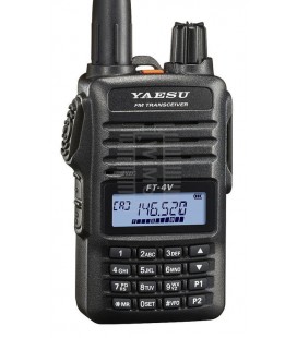 YAESU FT-4VE WALKI TALKI DE VHF CON RADIO DE FM COMERCIAL + PINANILLO DE REGALO