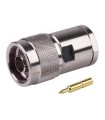 MT-8304 - CONECTOR N MACHO PARA RG-213,RG-214,LMR-400 Y SIMILARES