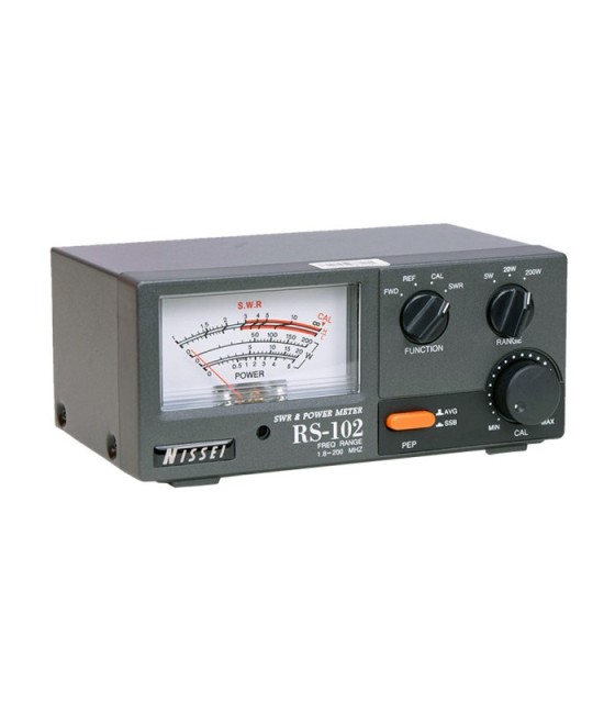 NISSEI RS-50 MEDIDOR DIGITAL AUTOMATICO DE ESTACIONARIAS SWR ROE Y  VATIMETRO PARA LAS BANDAS DE UHF Y UHF, NISSEI