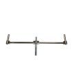 S-3070 - SOPORTE TAGRA POL. HORIZ. DOBLE TUBO INOX. 1000MM