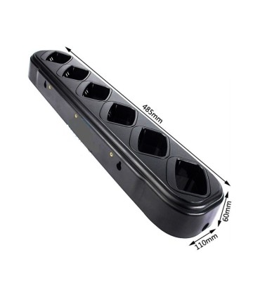 CARGADOR RAPIDO MULTIPLE DE 6 UNIDADES MOTOROLA NO ORIGINAL SERIE DP1400,CP040,CP450
