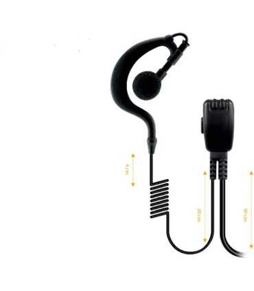 TPH900 MICRO AURICULAR (PINGANILLO) PARA AIRBUS TPH-900 TETRAPOL PIN229, W-MAU-TPH900, PWR-GES-TPH900, SERIE PY29 O SARI