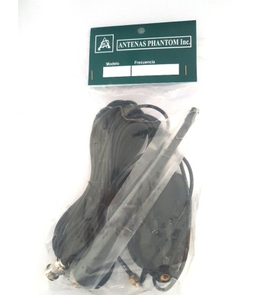 ANTENA MOVIL GPS/TETRA/UHF  PHANTOM II GPS- TETRA-UHF-04 VARILLA CORTA