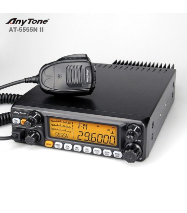 ANYTONE AT-5555N II TRANSCEPTOR ONDA CORTA CON AM/FM/SSB+RECEPCION DE 136 A 174 MHZ+CTCSS Y DCS