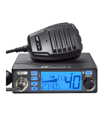 CRT ALPHA N NUEVA MULTIFUNCIÓN AM/FM DE 40 CANALES CB12-24 V