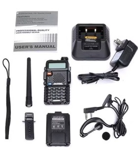 BAOFENG UV-5R WALKIE DOBLE BANDAVHF/UHF+PINGANILLO DE REGALO