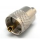 UHF Macho para Roscar RG-58, PTFE