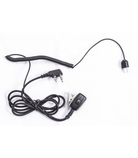 CABLE CAZA SPORTTAC TAMT06/I HRT MICROFONO CON PTT ICOM